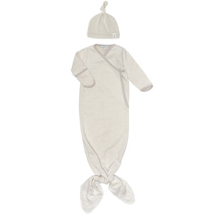 Newborn Cocoon + Hat (0-3 months) | Stone Beige