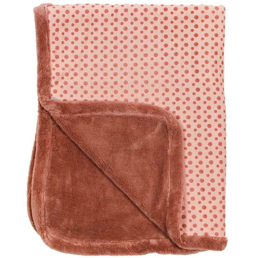 Double Layer Cot Blanket | Dusty Rose