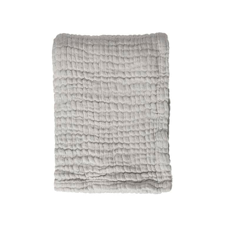 Soft Mousseline Blanket Toddler Bed | Gentle Grey