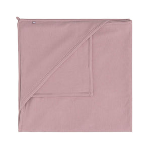 Hooded Baby Blanket Pure | Old Pink